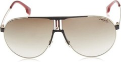 New Carrera Unisex Sunglasses 1005/S 02M2/HA Black Gold/Brown Gradient Lens 66mm