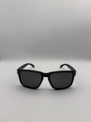 Oakley Holbrook Matte Black Frame And Black Lenses Sunglasses With Case
