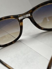 Ray Ban Folding Wayfarer Havana 4105 710 Brown Sunglasses 50mm