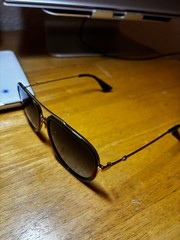 Gucci 0062S_003 Aviator Grey Lens Unisex Sunglasses – Green/Gold/red