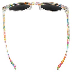 Just a Shade Smaller Pizzazz Flowers Kids Round Sunglasses with Clear Floral