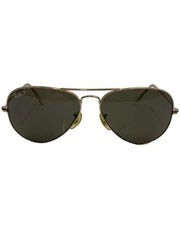 Ray-Ban Sunglasses, Titanium, AVIATOR METAL, 58□14, 3P Gold/Gray, Men’s, SB3025
