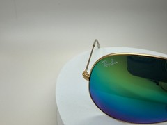 Ray-Ban RB3025 color 112/19 Arista Matte Gold with Green Mirror Flash lens *NEW*