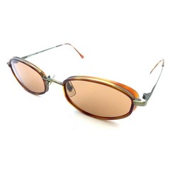 Serengeti 6477 Copper Brown Tortoise Round Oval Sunglasses Brown Lens Japan
