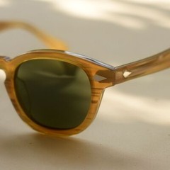 Johnny Depp Green sunglasses G15 polarized sunglass men blonde acetate glasses