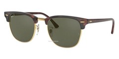 Ray Ban Clubmaster Polarized Green Classic G-15 Unisex Sunglasses RB3016990/5851