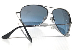 NEW Ray Ban Gunmetal UV PROTECTIVE Gradient Blue Grey Sunglass RB3293 004/8F