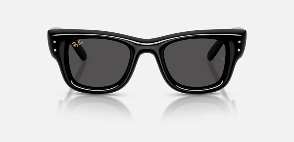 Ray-Ban rb4940 Wayfarer PUFFER Black Shine Grey 601/87 50/23 New In Box