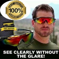 Military Tactical Sunglasses Tac Vision Glare As Seen on TV Polarized Anti mpact