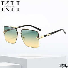 Men’s Sunglasses Designer Square Classic Gold Frame Shades Metal Fashion Hip Hop