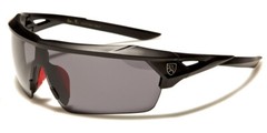 VERTX & KHAN Half Frame Premium Sport Polarized Sunglasses New Wrap Around USA