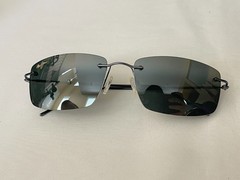 Maui Jim Sunglasses Eyewear Sun Protection 57-18-133 MJ715-06 Made in Japan Case