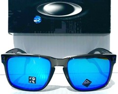 NEW Oakley HOLBROOK XL Grey Smoke POLARIZED PRIZM SAPPHIRE Blue Sunglass 9417-09