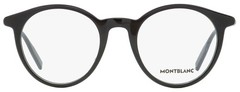 Montblanc Oval Eyeglasses MB0009O 005 Black 50mm 0009 G2U