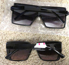 Lot of 6 pairs of Unisex Sunglasses, New in plastic bags or with tags, nice lot