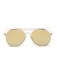 Women’s Sunglasses Gold Metal Thick Metal Frame Round Oval Fashion Designer Qual