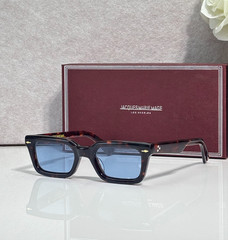Jacques Marie Mage CASABLANCA Black Tortoiseshell/Brown 49-23-146mm Case New