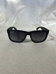 Ray Ban JUSTIN black/grey gradient RB4165 622/t3 54mm Polarized sunglasses NEW