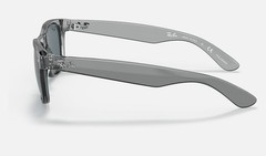 RayBan New Wayfarer Classic Transparent Grey/Dark Blue 55mm RB2132