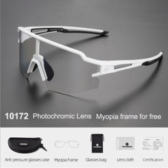 ROCKBROS Cycling Glasses Half Frame Photochromic/Polarized Sports Sunglasses