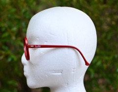 vintage Bolle DG Nylon RX Aviator Glasses Frame Burgundy Nylon Frame