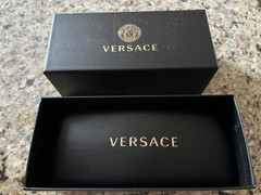 Versace Mens Polarized Sunglasses 0VE2174 Pale Gold/Grey Metal