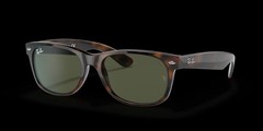 Ray-Ban Sunglasses RB 2132 902 58-18 NEW WAYFARER Tortoise w/ G-15 Green Lenses