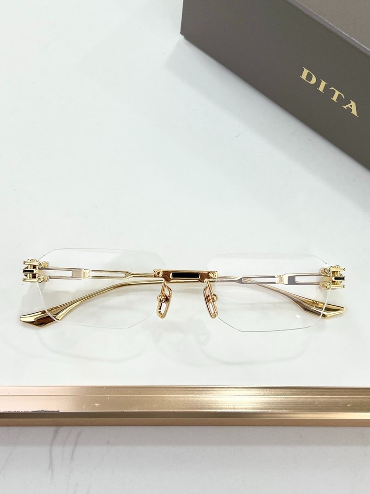 DITA DTX198-A Rimless Sunglasses Titanium Frame Size 59-13-142