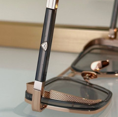 Eyewear Maybach THE PADKYLOB I Rose Gold Gray Square HQ Materials 145mm