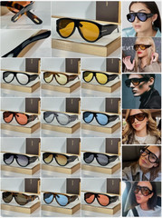 Tom Ford Bronson TF1044 60 12-140 Unisex Sunglasses Shiny Black Frame Blue Lens