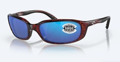 Brand New Costa Del Mar Brine Tortoise / Blue Mirror Polarized Glass 580G – NEW