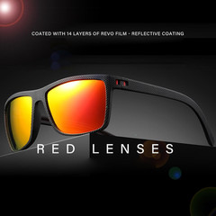 Men’s Polarized Square Sunglasses UV Protection Lightweight Driving Glasses
