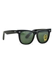 New Ray-Ban RB2140 Wayfarer Black Frame /G15 Green Unisex 54MM Sunglasses