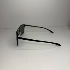 Oakley Men’s HOLBROOK TI Sunglasses Black Metal Frame Blue Mirrored Tinted