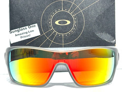 NEW Oakley TURBINE ROTOR Matte Grey POLARIZED Galaxy Ruby Lens Sunglass 9307
