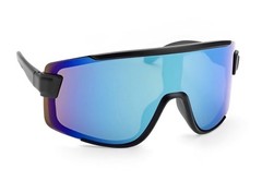 Sport Men Baseball Running Ski Sunglasses Retro Reflective Big Large Single Lens