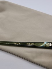 WMP Sydney Aviator Sunglasses Olive Green / Sunset Gradient Lens 54-20-144