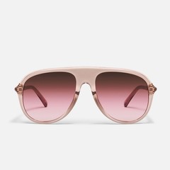 New Quay CHART TOPPER Doe Frame / Rouge Glow Sunglasses SKU 80903 W Case / Cloth