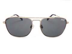 Superdry Trident Metal Sunglasses Satin Gold with Dark Grey CAT.3 Lenses 001