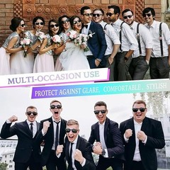 Party Sunglasses Bulk – Adult Retro Plastic Pack of 12 Vintage Sunglasses