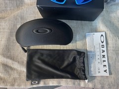 Oakley Sutro OO9406 Shield Sunglasses Blue Frame Mirrored Blue Lenses