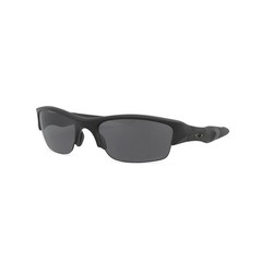 Oakley OO9008-11-434 Flak Jacket Sunglasses Matte Black Polarized Gray 63mm