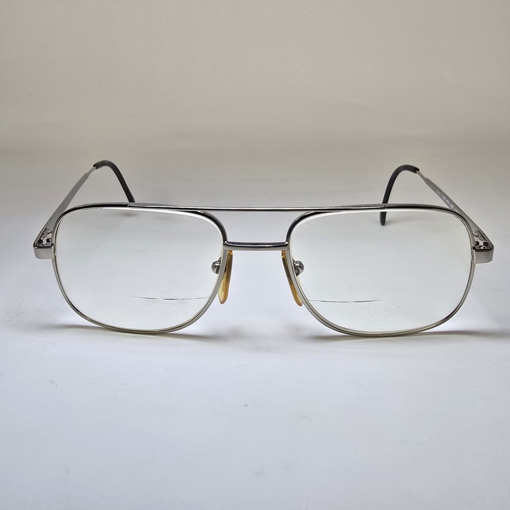 Charmant Titanium 54mm Silver Eyeglasses Frame Japan