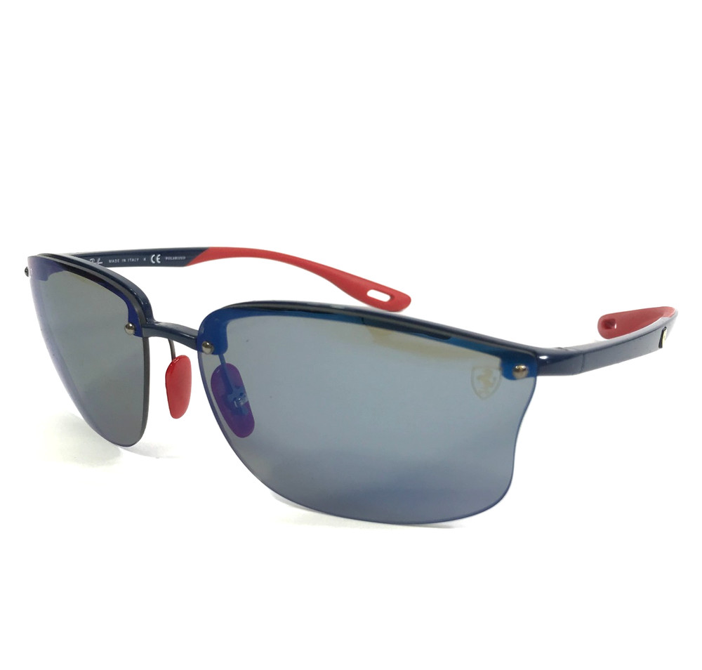 Ray-Ban x Scuderia Ferrari Sunglasses RB4322-M F606/H0 Polished Blue Red Frames