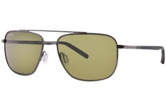 Serengeti Tellaro 8820 Sunglasses Shiny Gunmetal/Polarized Green Mineral 60mm
