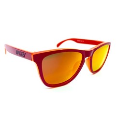Oakley Collectors Frogskins OO9245-7254 Asian Fit Matte Red Sunglasses Prizm