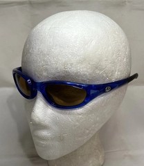 Vintage Dragon Alliance Rail Blue Made In USA Sunglasses Y2K 2000s Eyewear