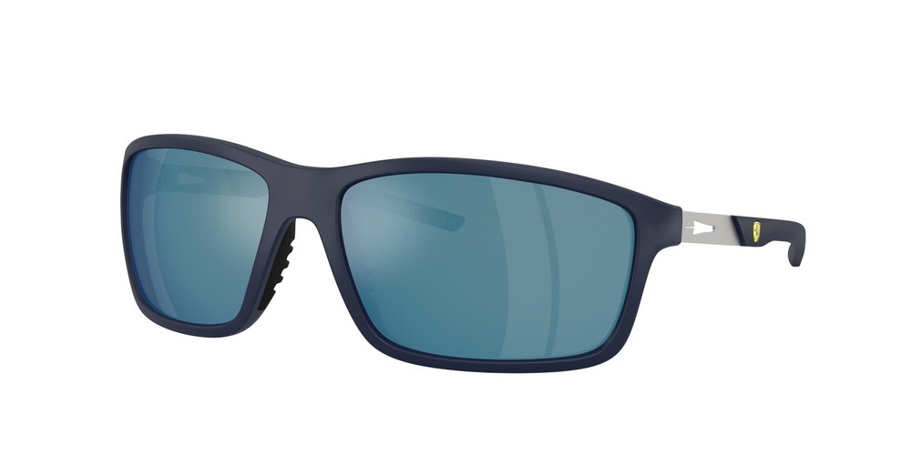 FERRARI SCUDERIA FZ6021U 509 55 Dark Blue Mirror Blue 65 mm Men’s Sunglasses