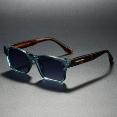Quality Square Polarized Sunglasses Men Metal Core UV400 Unisex Sun Glasses