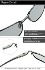Classic Polarized Photochromic Sunglasses Driving Photosensitive Glasses B2444